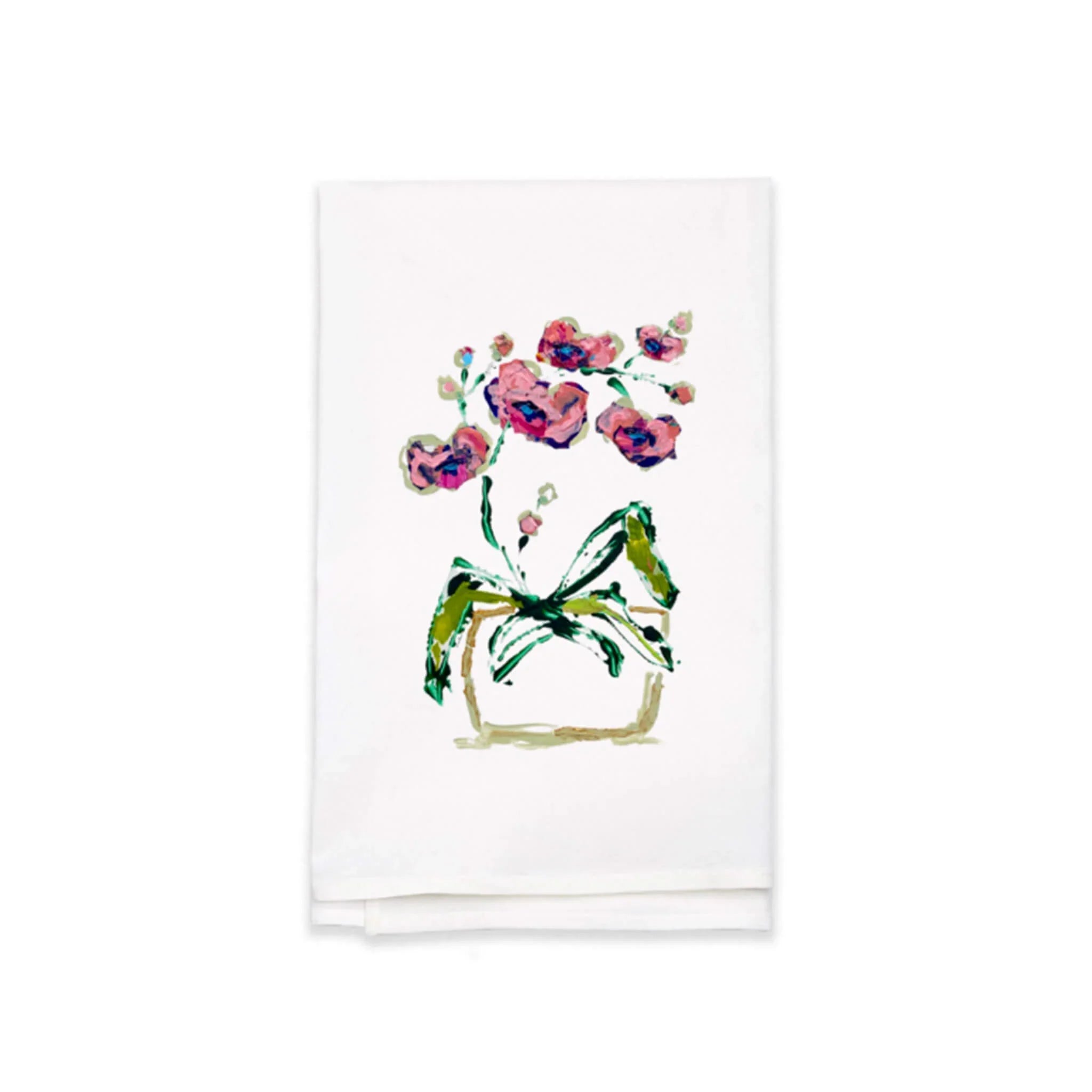 Blooming Girls Tea Towel