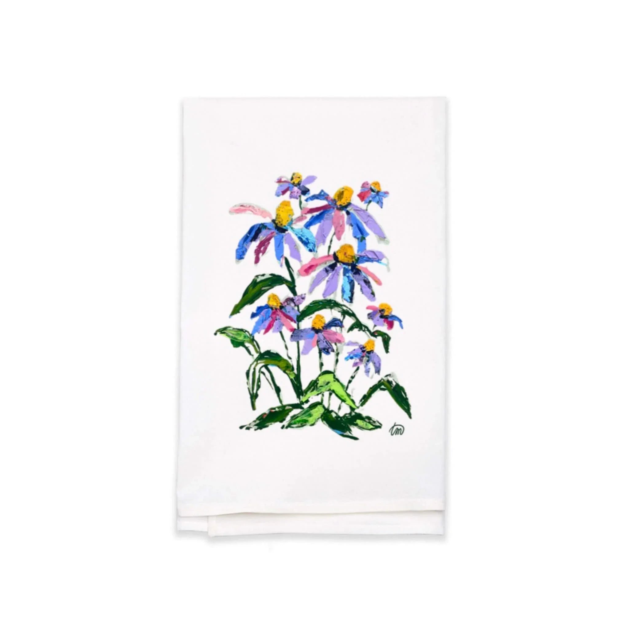 Blooming Girls Tea Towel