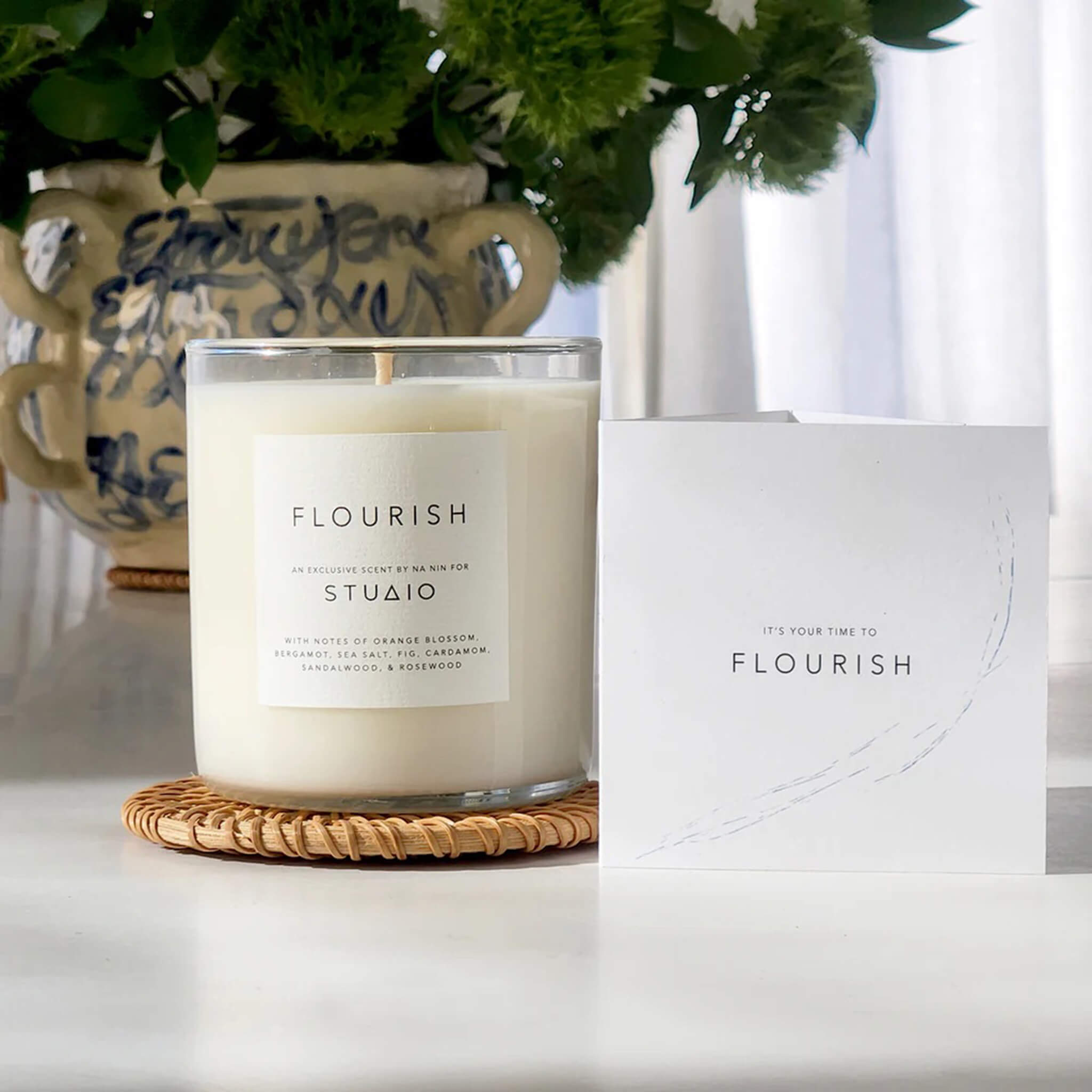 Flourish Candle: TM x Vana Chupp x NA NIN Collab