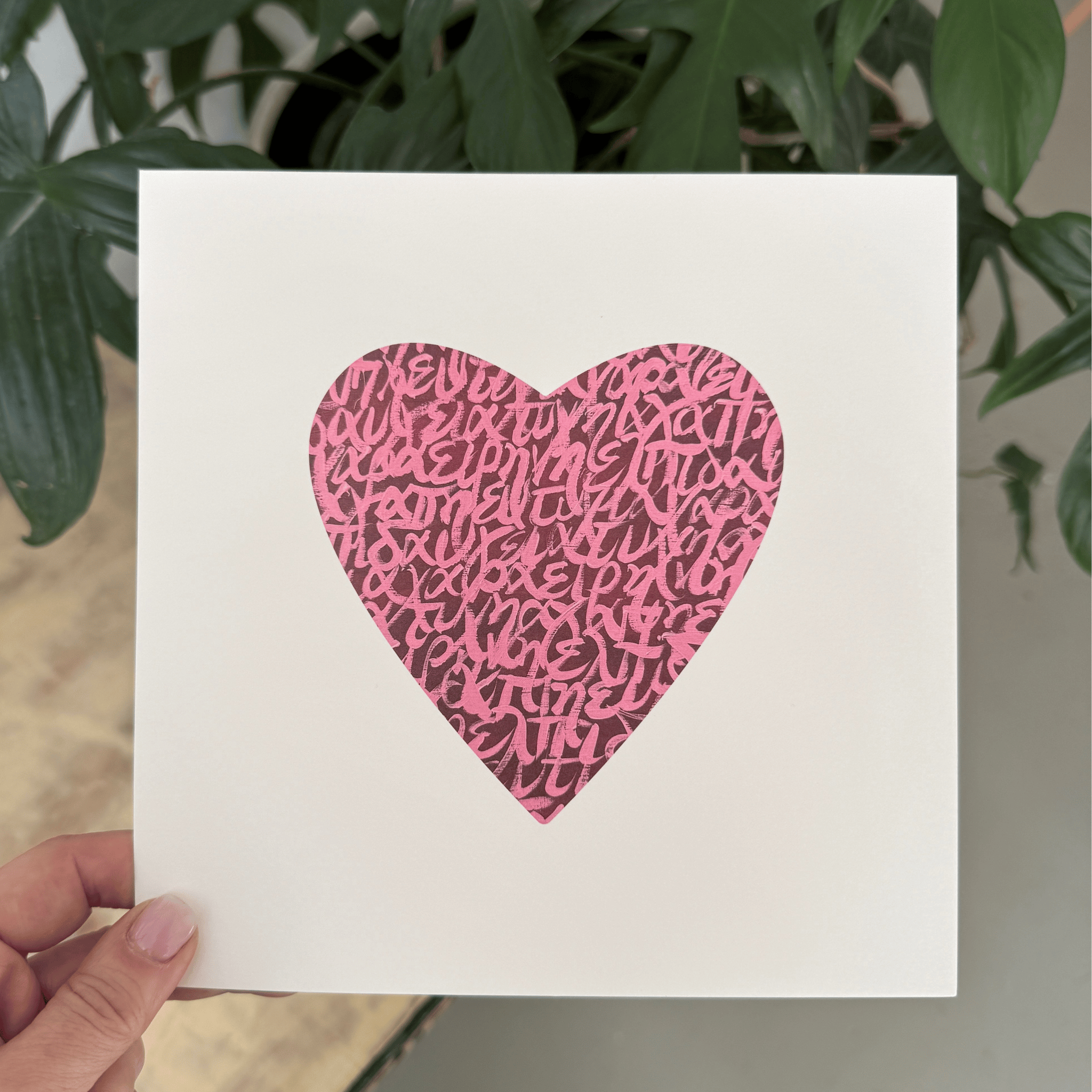 7 Wishes HEART print