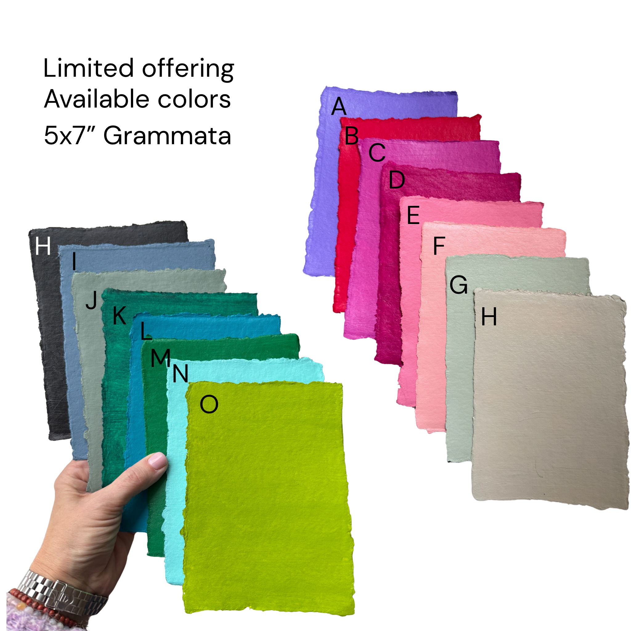 5x7” Custom Grammata**Limited offering