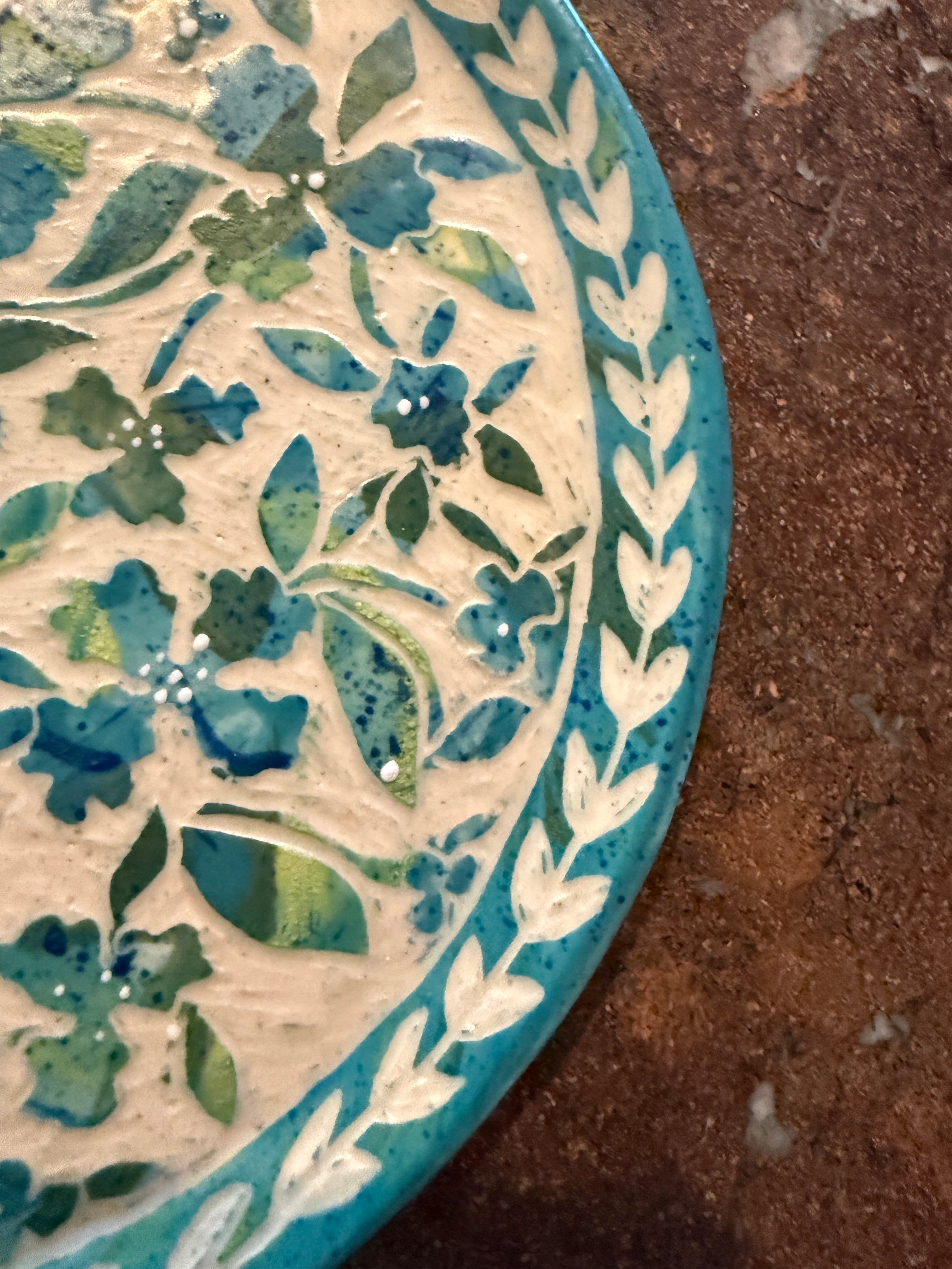 Blooming Girls Blue Delight Plate