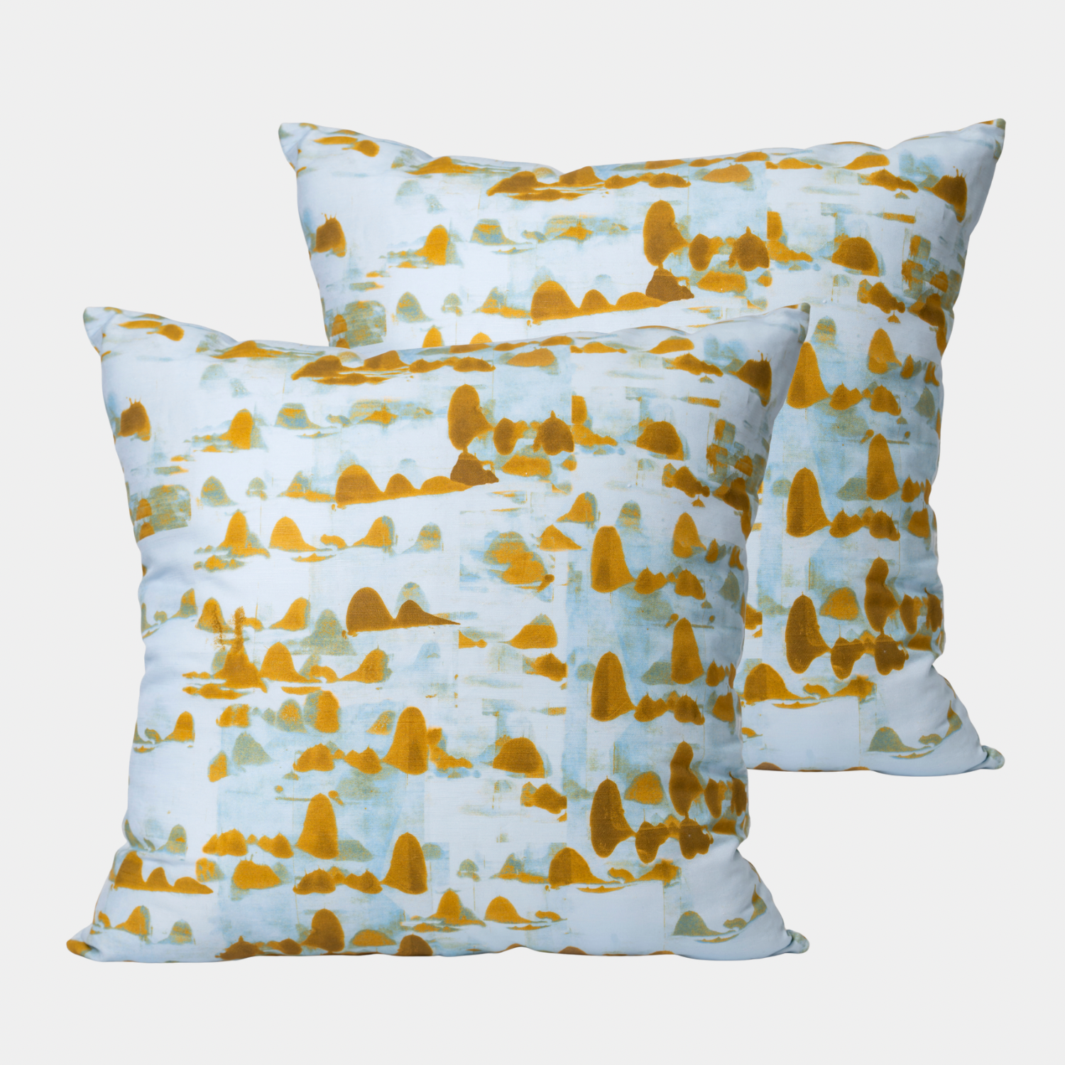 Ready Made Pillows Pair: Sacred Hills Aegean Harvest