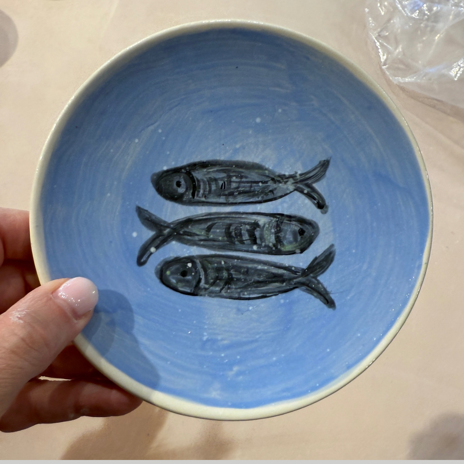 Sardine plates pair