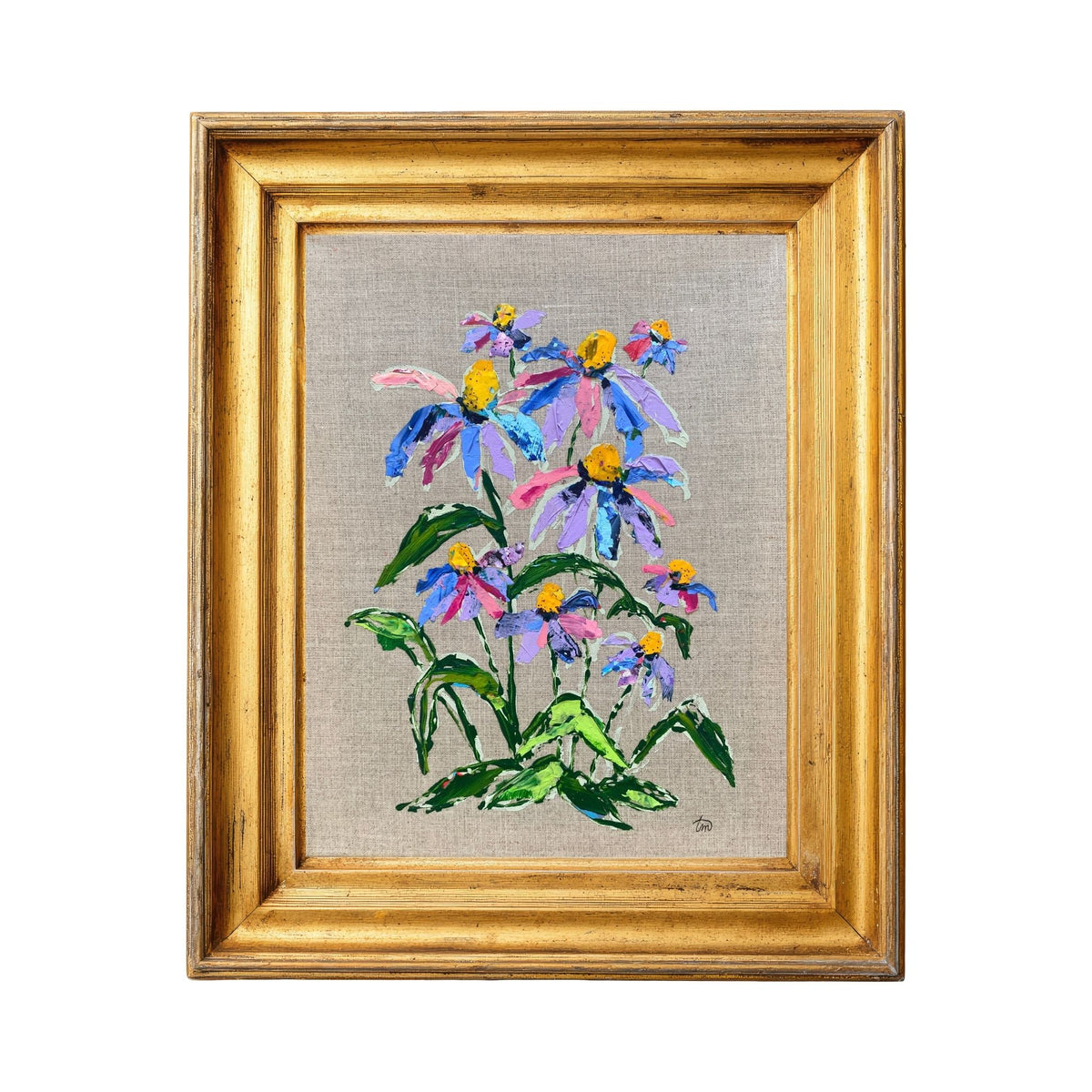 Blooming Girls Coneflower Party Print