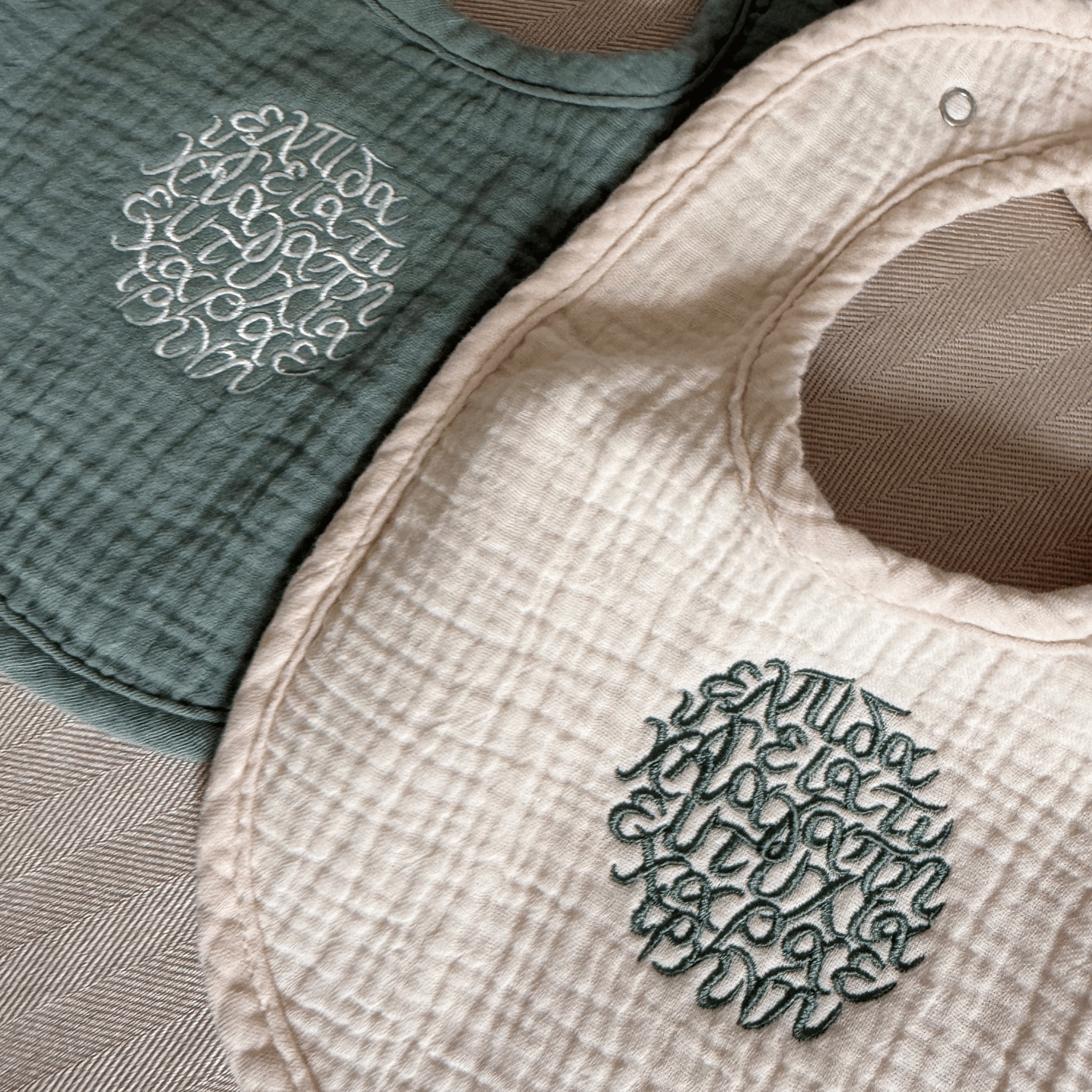 Baby Blessings Box: Olive & Buttermilk