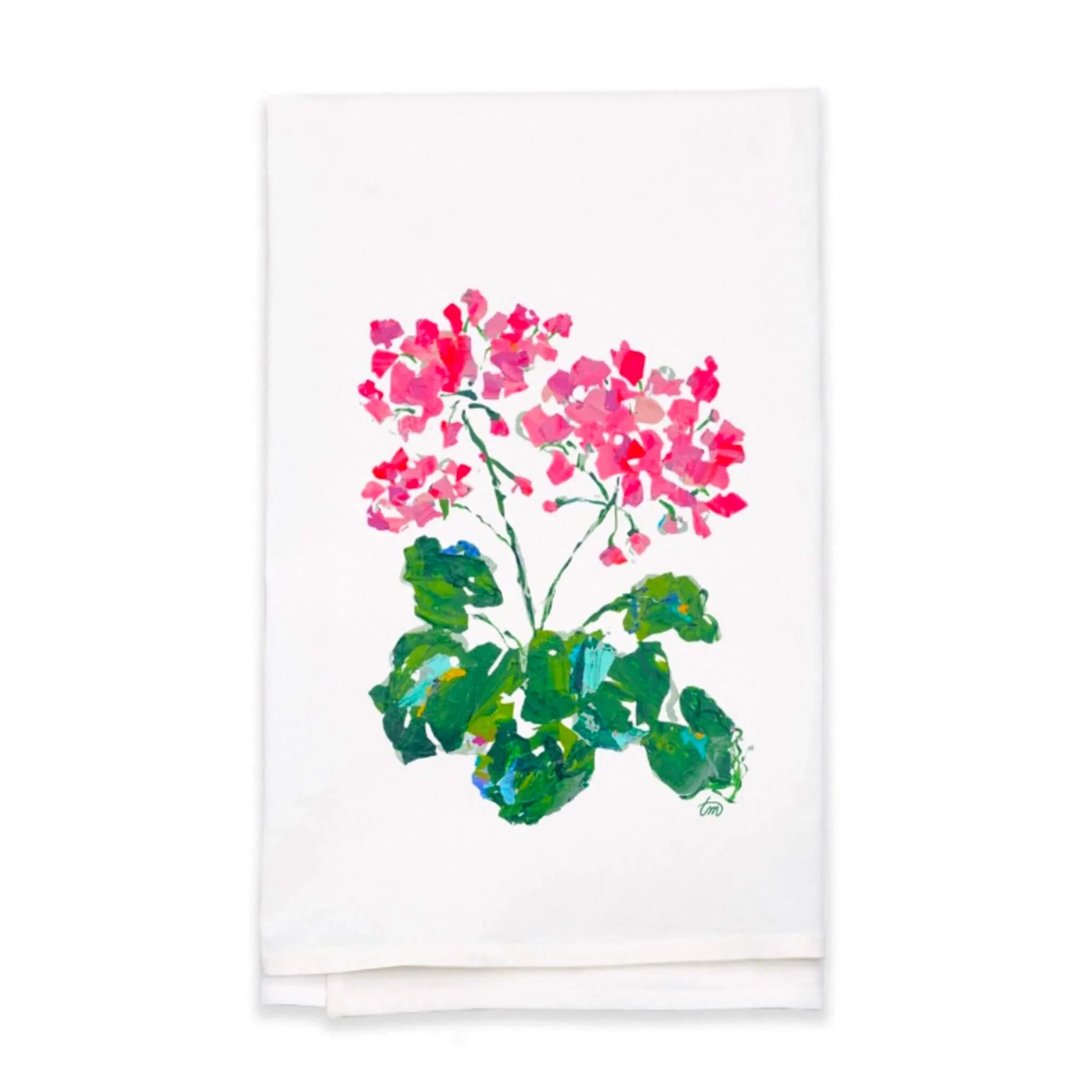 Blooming Girls Tea Towel