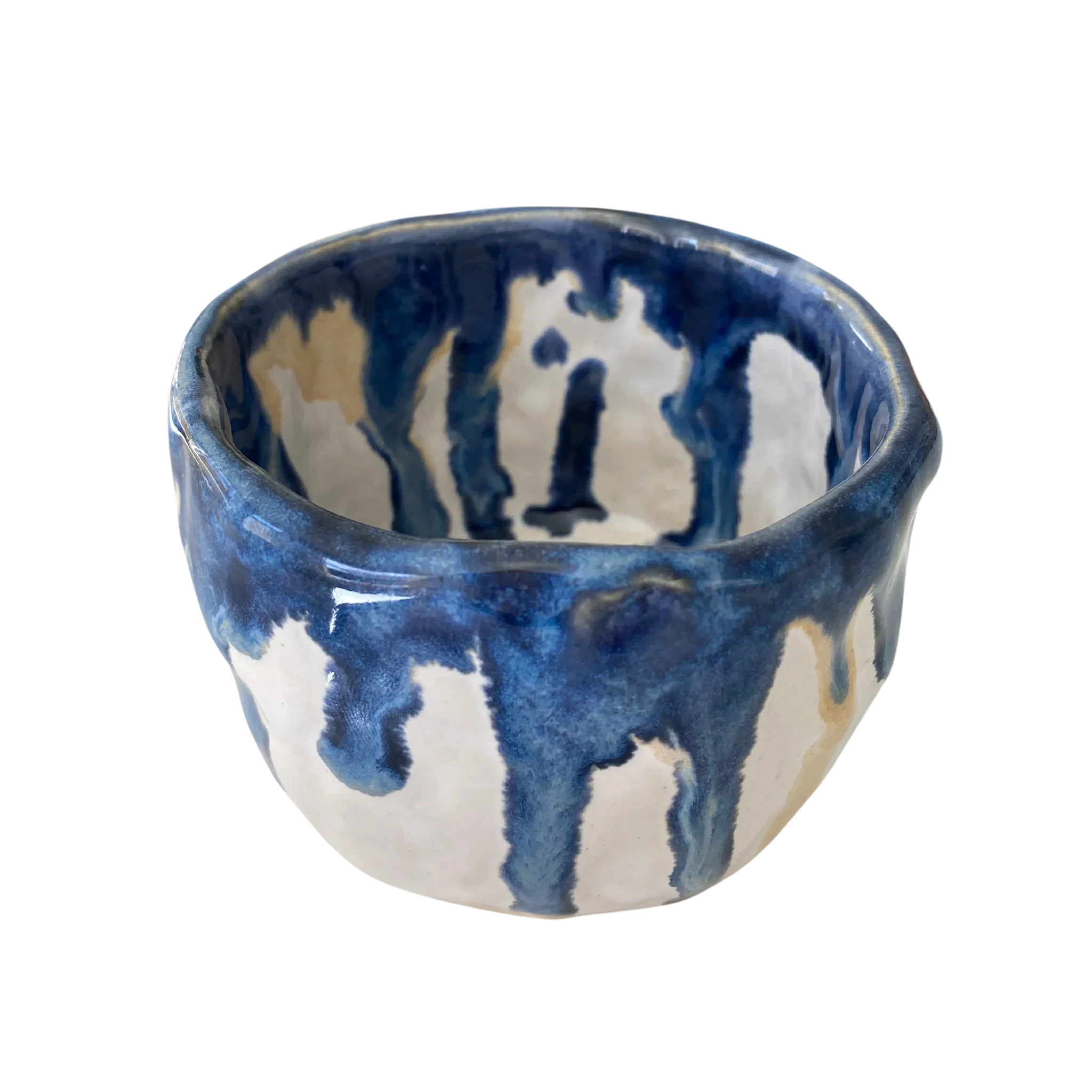 Drippy Blue Pinch Cup