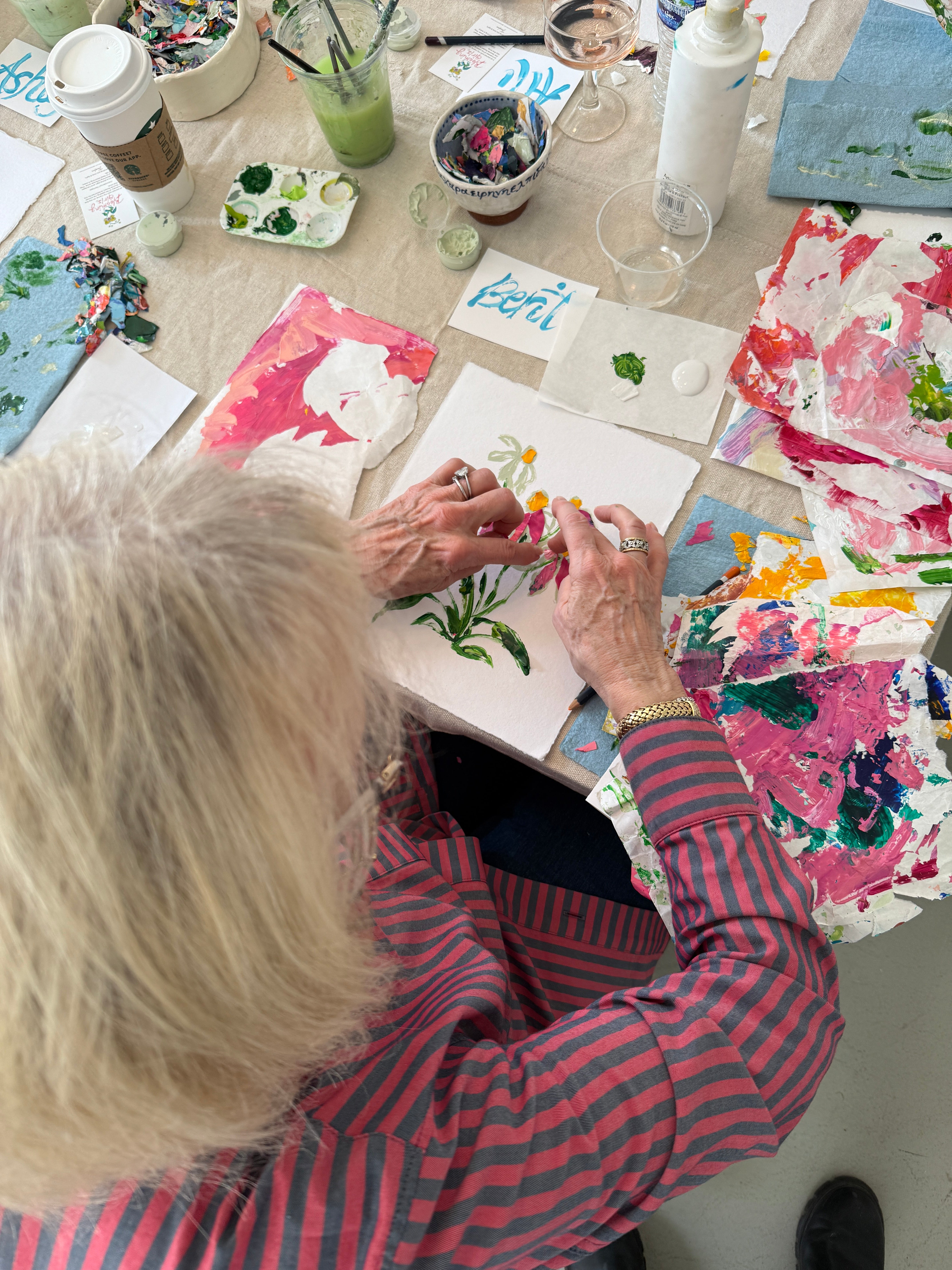 Blooming Girls 8x10” Workshop - April 21, 6-8 p.m.