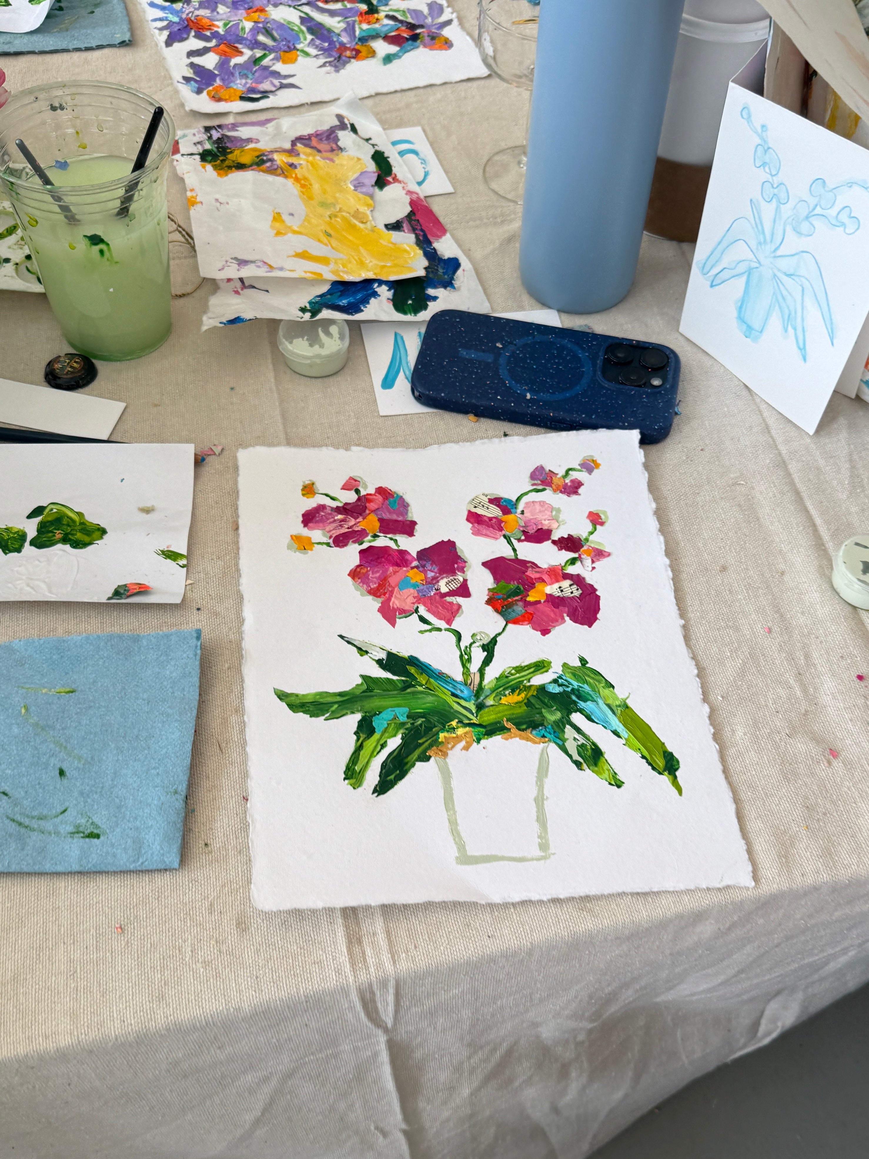 Blooming Girls 8x10” Workshop - April 21, 6-8 p.m.