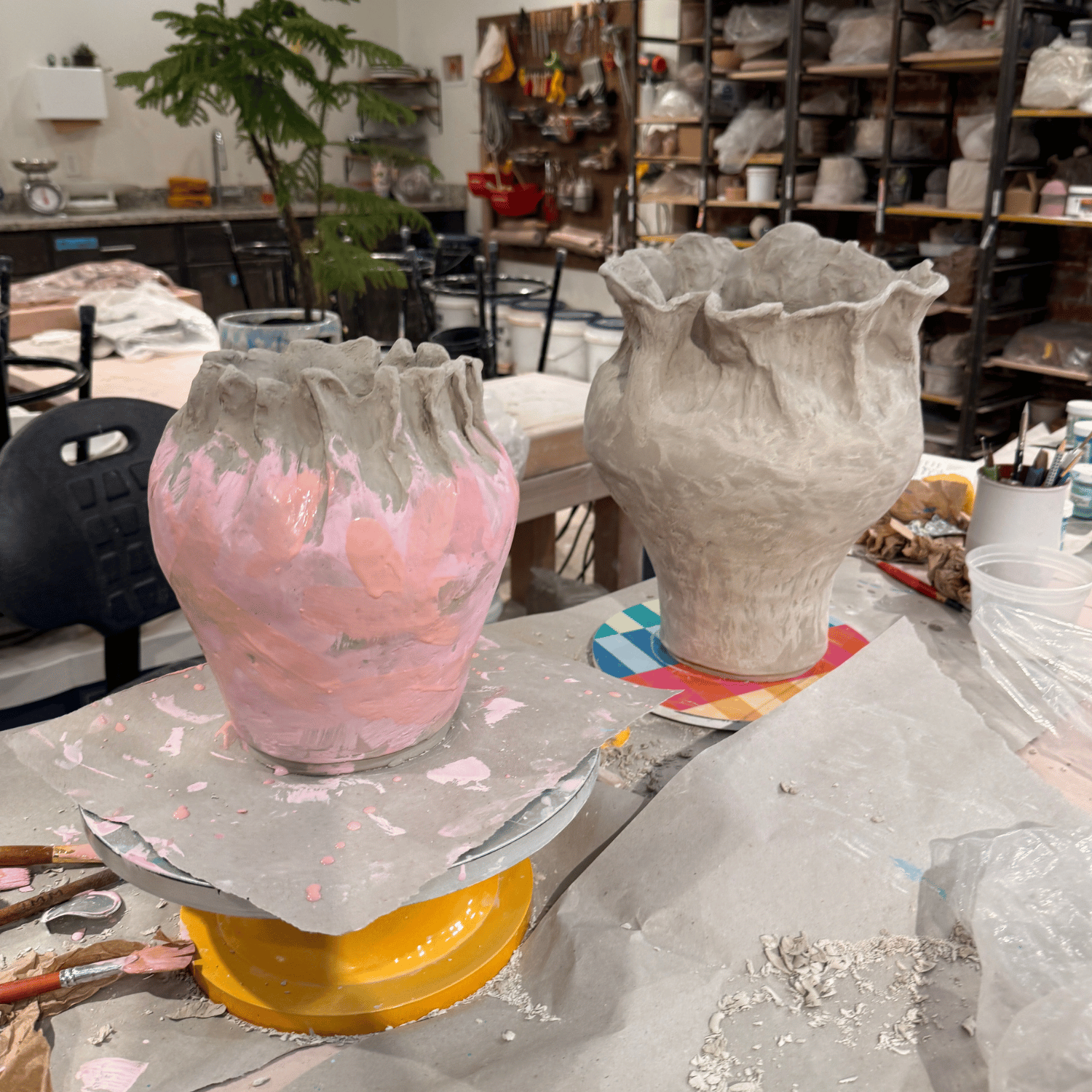 Blooming Girls Dusty Rose Vessel